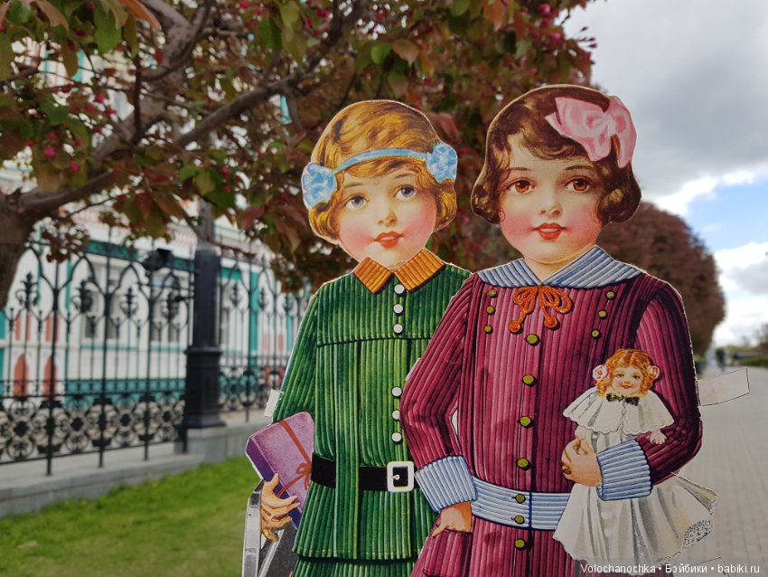 Старинные Бумажные Куклы серии Mi Favorite Dressing Dolls. 20-е годы прошлого века