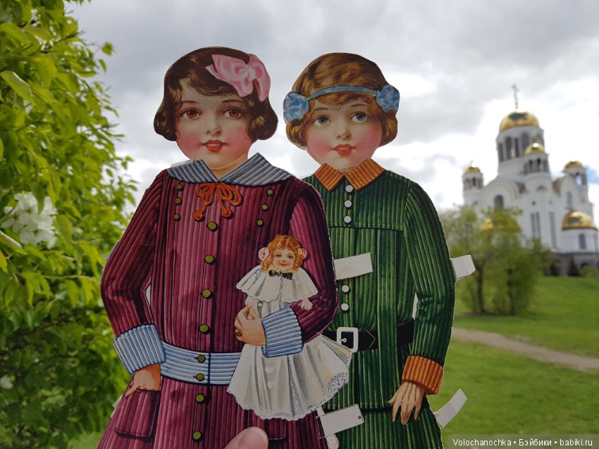 Старинные Бумажные Куклы серии Mi Favorite Dressing Dolls. 20-е годы прошлого века (фото 2)