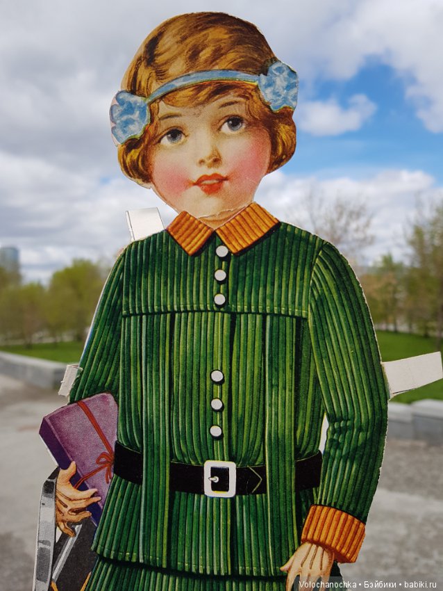 Старинные Бумажные Куклы серии Mi Favorite Dressing Dolls. 20-е годы прошлого века (фото 6)