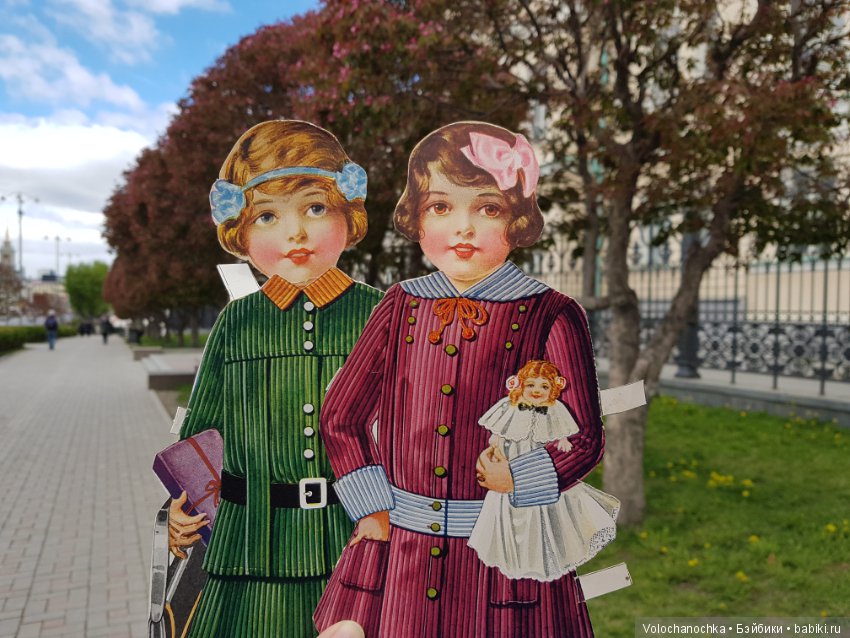 Старинные Бумажные Куклы серии Mi Favorite Dressing Dolls. 20-е годы прошлого века (фото 5)