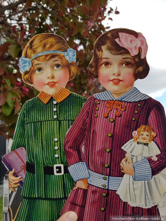 Старинные Бумажные Куклы серии Mi Favorite Dressing Dolls. 20-е годы прошлого века (фото 4)