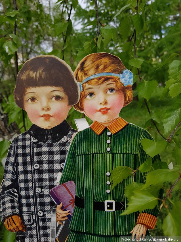 Старинные Бумажные Куклы серии Mi Favorite Dressing Dolls. 20-е годы прошлого века