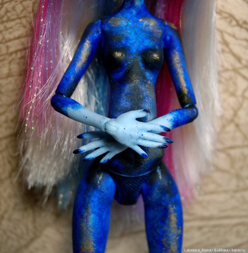 ООАК Эбби — ООАК Monster High и Ever After High: репейнт (фото 4)