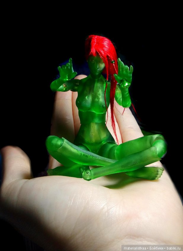 Алкогольная фея — Авторские шарнирные куклы своими руками: лепка (фото 4)