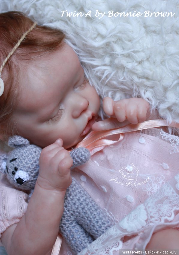 Малышка Twin A от скульптора Bonnie Brown