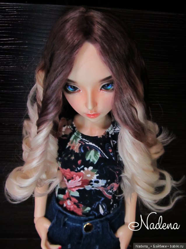 Парик из ангоры — Одежда и обувь для кукол BJD (БЖД): 1/3 (фото 2)