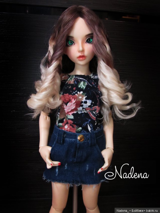 Парик из ангоры — Одежда и обувь для кукол BJD (БЖД): 1/3