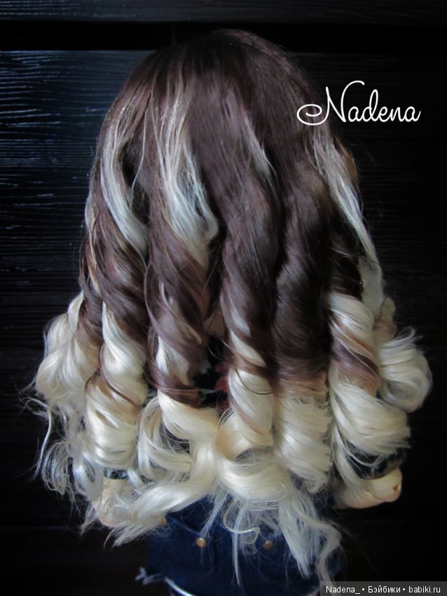 Парик из ангоры — Одежда и обувь для кукол BJD (БЖД): 1/3 (фото 4)