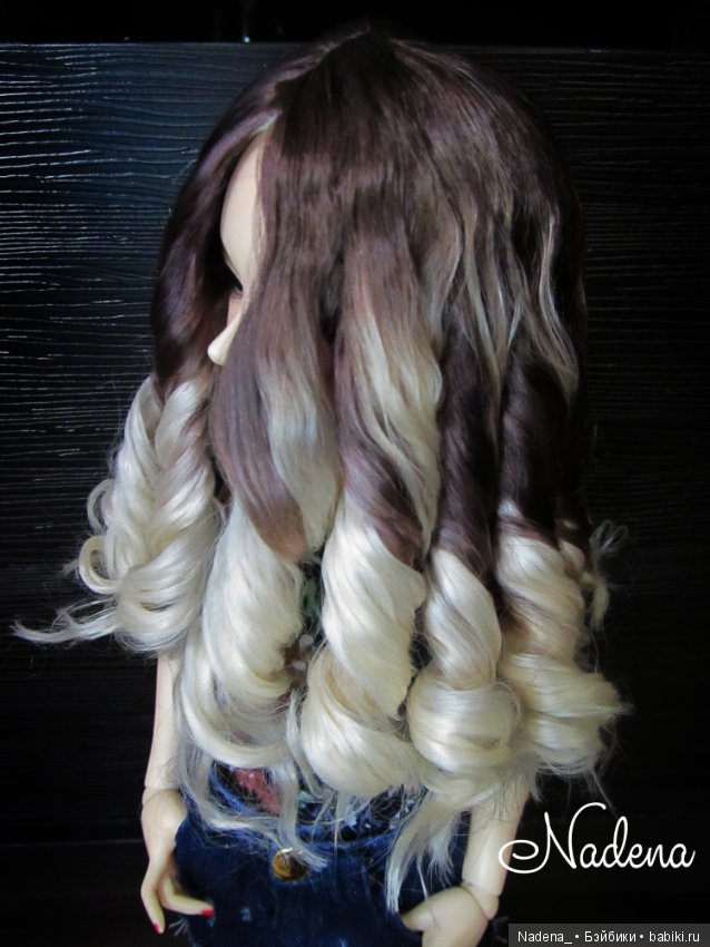 Парик из ангоры — Одежда и обувь для кукол BJD (БЖД): 1/3 (фото 3)