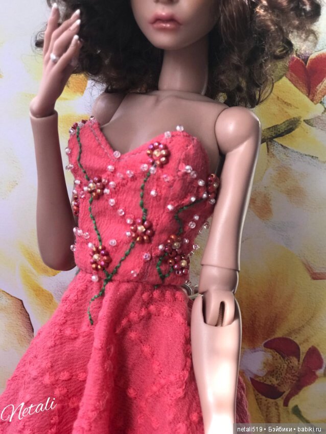 Платье на Ноеми/прекрасные куклы Ольги Литвинович