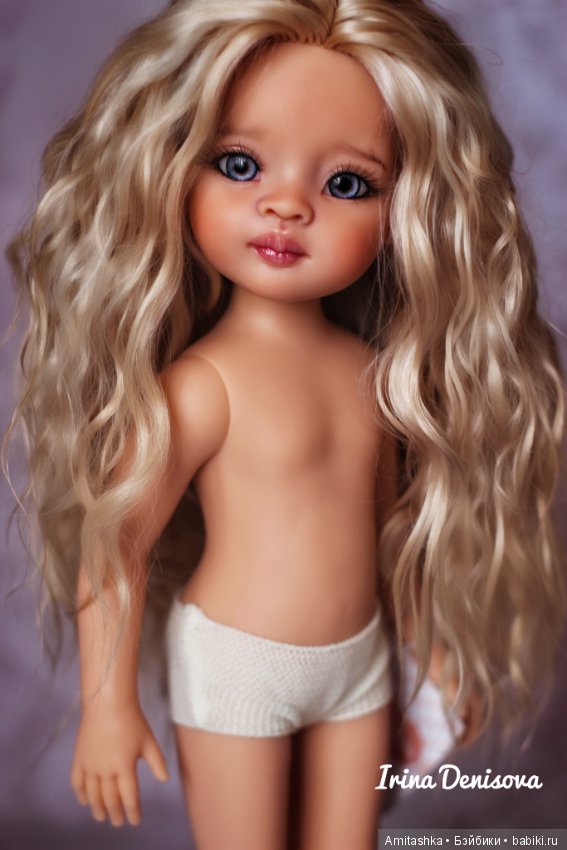 Маника блондиночка — ООАК Paola Reina (Паола Рейна) и испанских кукол: перерисовка (фото 2)