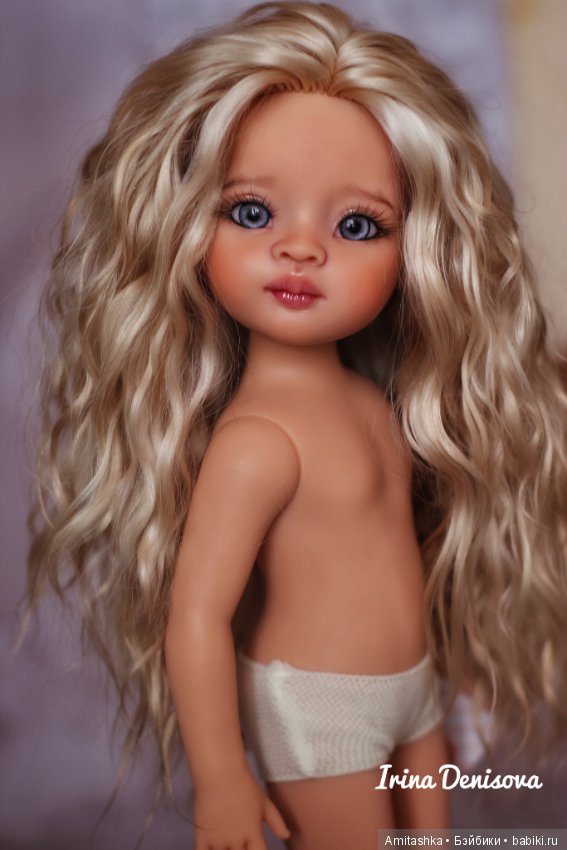 Маника блондиночка — ООАК Paola Reina (Паола Рейна) и испанских кукол: перерисовка (фото 3)