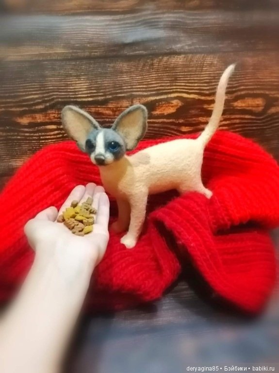 Сфинкс — Валяные игрушки из шерсти: сухое валяние