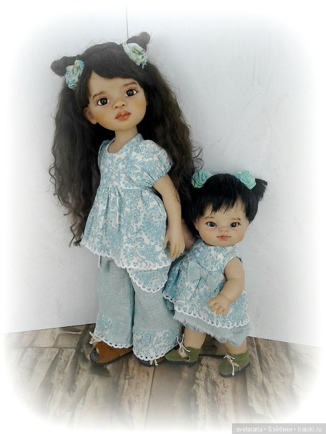 Мои мятные конфетки.Ли-ли и Лу-лу. ООАК (фото 7)