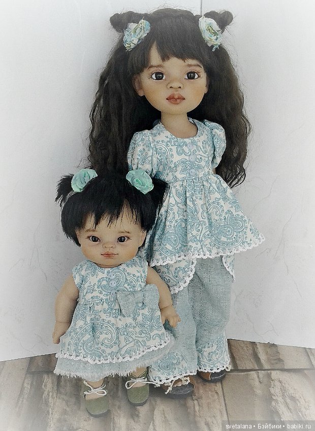 Мои мятные конфетки.Ли-ли и Лу-лу. ООАК (фото 2)