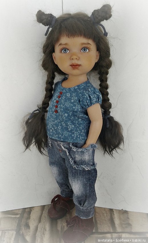 Бонечка.ООАК куколки Карлотта от Вестида дэ Азул