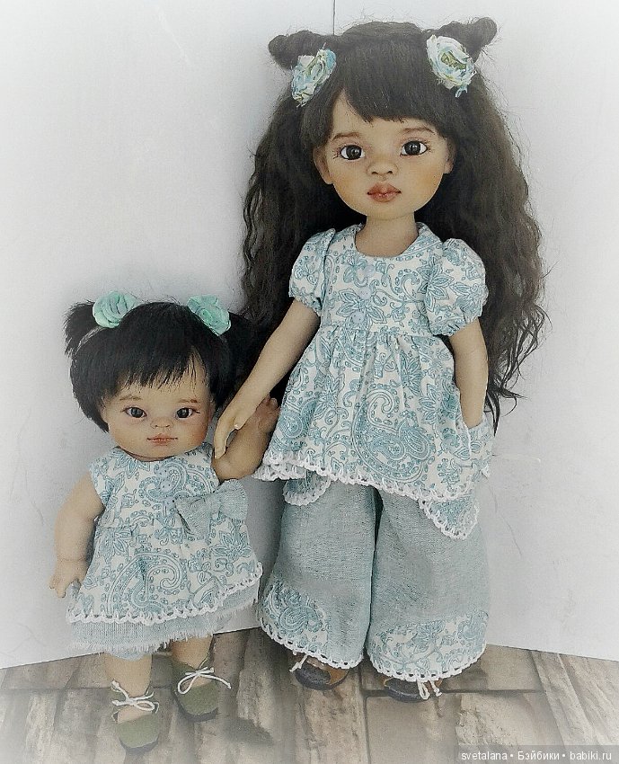 Мои мятные конфетки.Ли-ли и Лу-лу. ООАК (фото 5)