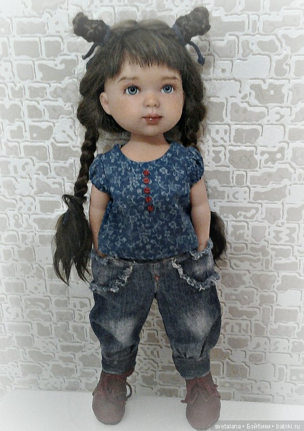 Бонечка.ООАК куколки Карлотта от Вестида дэ Азул (фото 7)