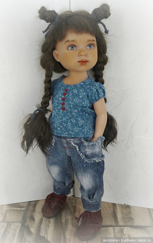 Бонечка.ООАК куколки Карлотта от Вестида дэ Азул (фото 6)