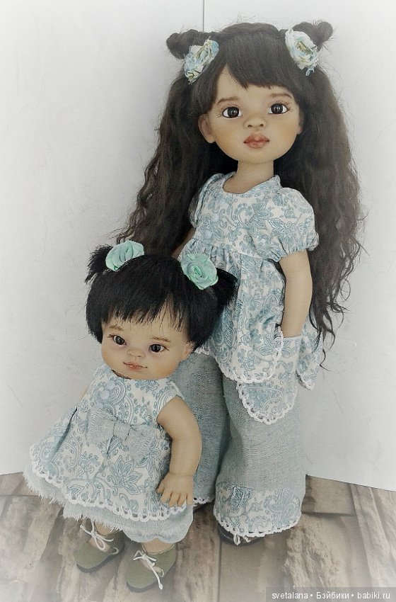 Мои мятные конфетки.Ли-ли и Лу-лу. ООАК (фото 3)