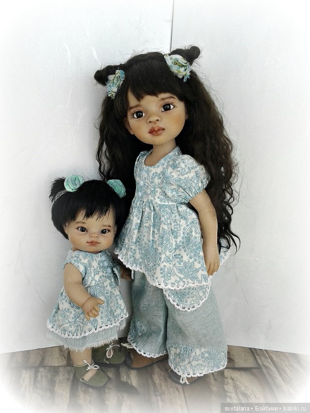 Мои мятные конфетки.Ли-ли и Лу-лу. ООАК (фото 6)