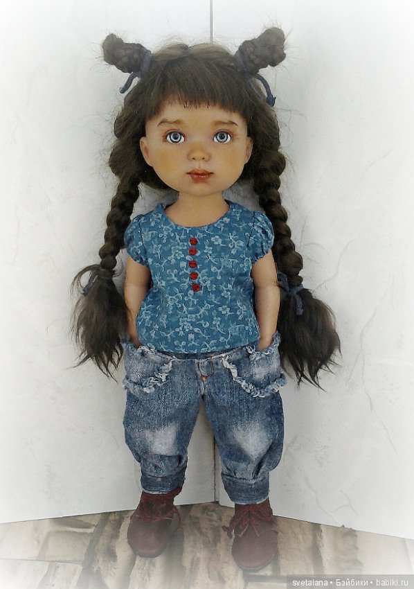 Бонечка.ООАК куколки Карлотта от Вестида дэ Азул (фото 5)