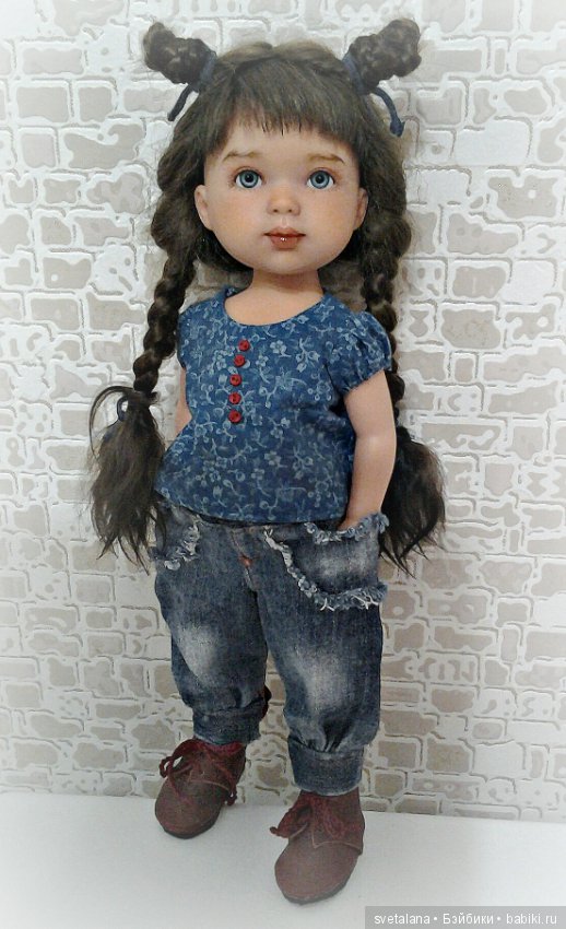 Бонечка.ООАК куколки Карлотта от Вестида дэ Азул (фото 8)