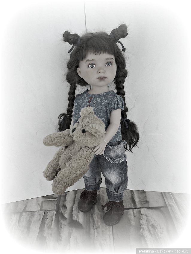 Бонечка.ООАК куколки Карлотта от Вестида дэ Азул (фото 9)