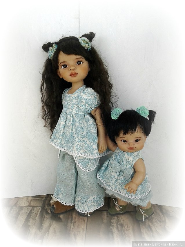 Мои мятные конфетки.Ли-ли и Лу-лу. ООАК (фото 8)