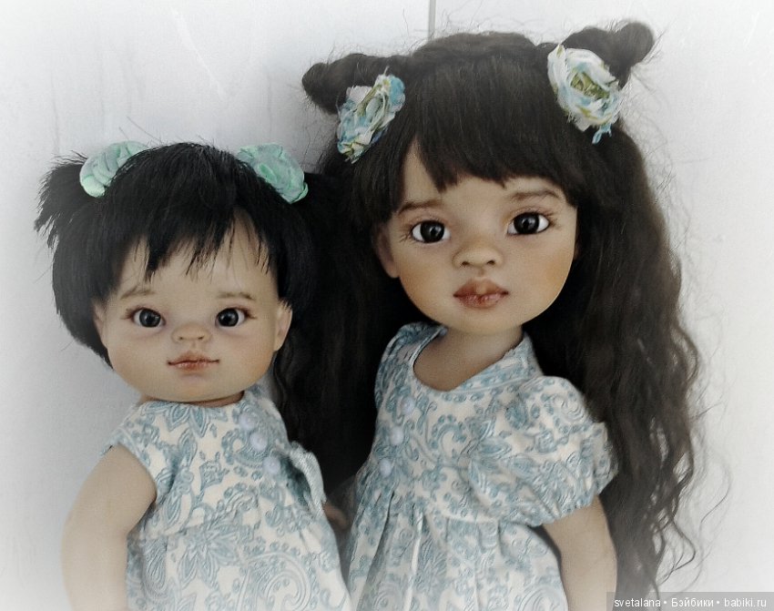 Мои мятные конфетки.Ли-ли и Лу-лу. ООАК (фото 4)