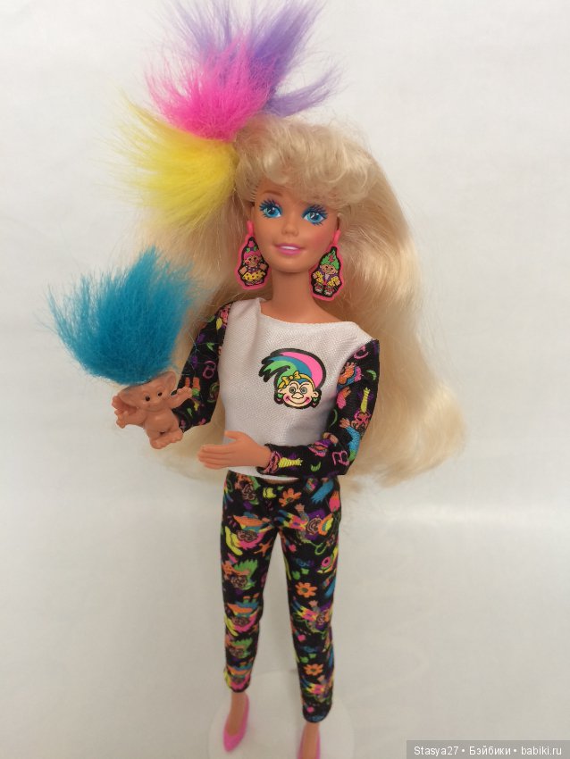 “Barbie troll”Очень красивая кукла с милым троллем (фото 4)