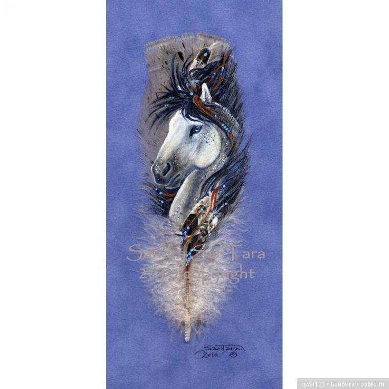 Удивительная роспись на перьях от Sandra San Tara (США) (фото 7)
