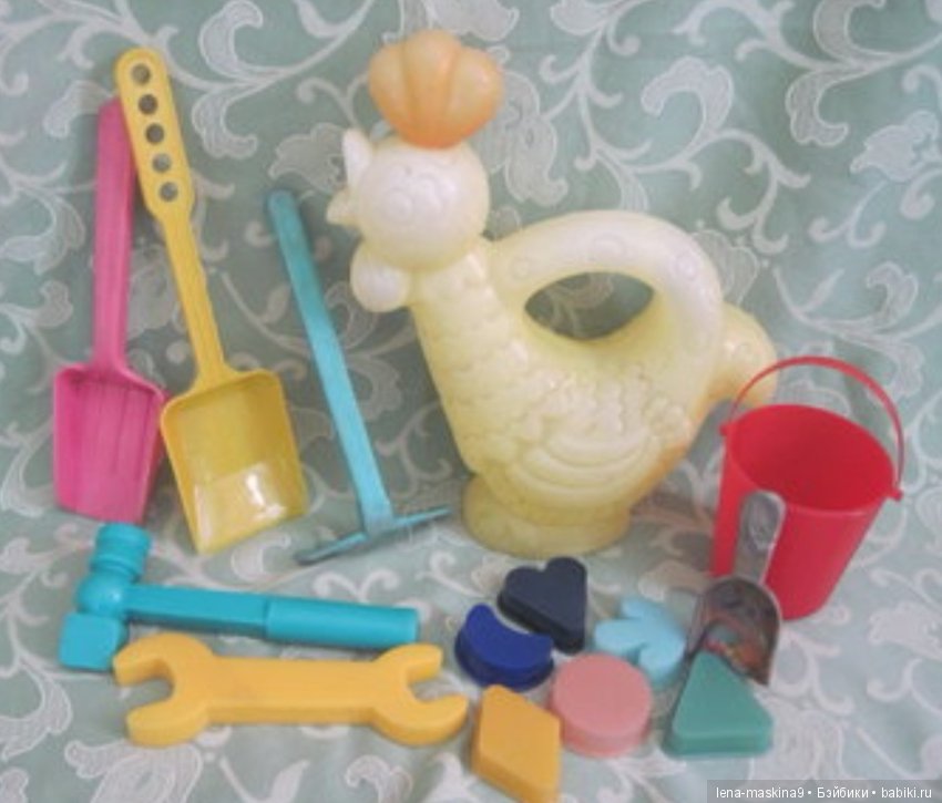 Игрушки для песочницы, прошлых лет