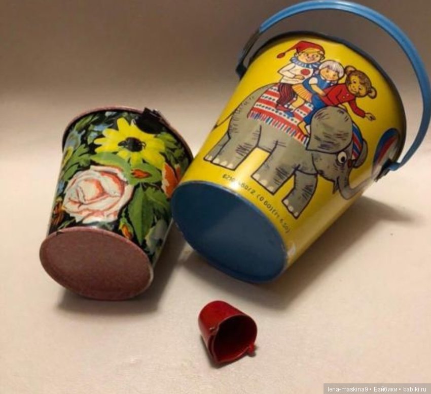 Игрушки для песочницы, прошлых лет