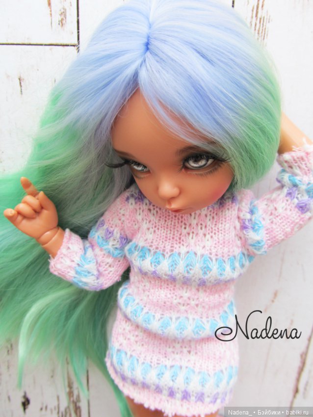 Парик для Littlefee — Одежда и обувь для кукол BJD (БЖД): 1/3 (фото 2)
