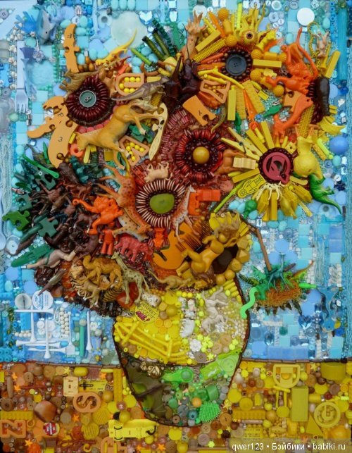 Удивительные картины из мелкого хлама от Jane Perkins (фото 7)