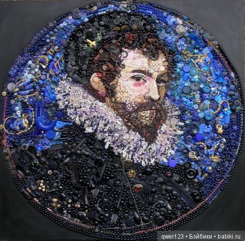 Удивительные картины из мелкого хлама от Jane Perkins