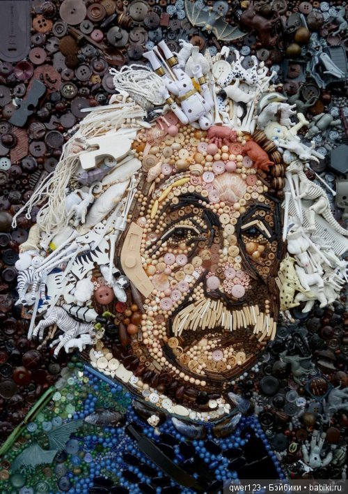 Удивительные картины из мелкого хлама от Jane Perkins (фото 10)