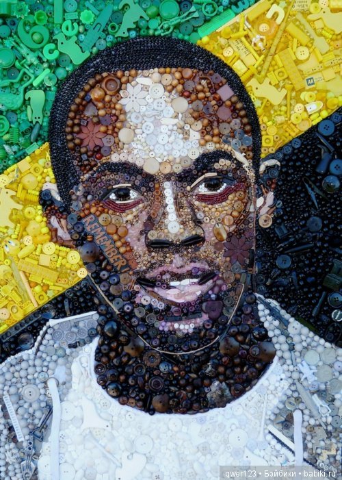 Удивительные картины из мелкого хлама от Jane Perkins