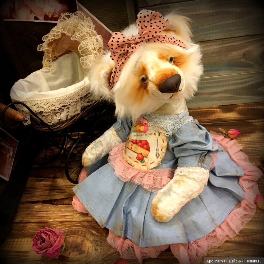 Cherry — Авторские мишки Тедди и друзья: фото (фото 4)