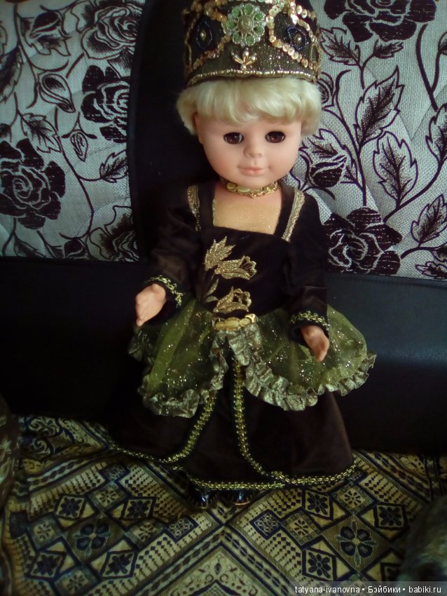 Куклы ГДР. Стилизация царских платьев