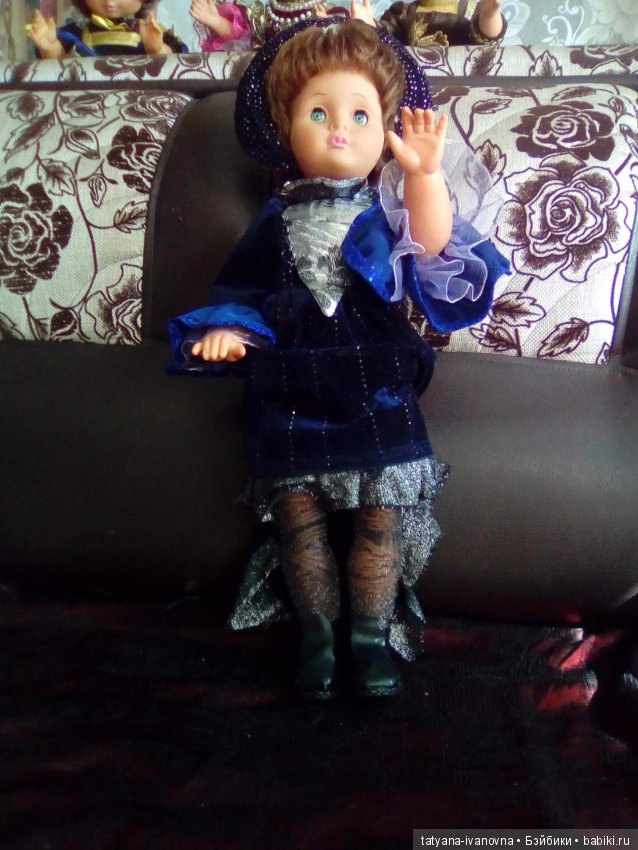 Куклы ГДР. Стилизация царских платьев (фото 6)