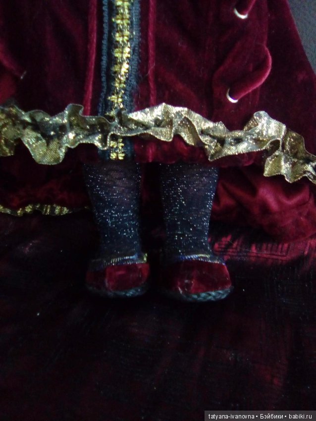 Куклы ГДР. Стилизация царских платьев (фото 10)