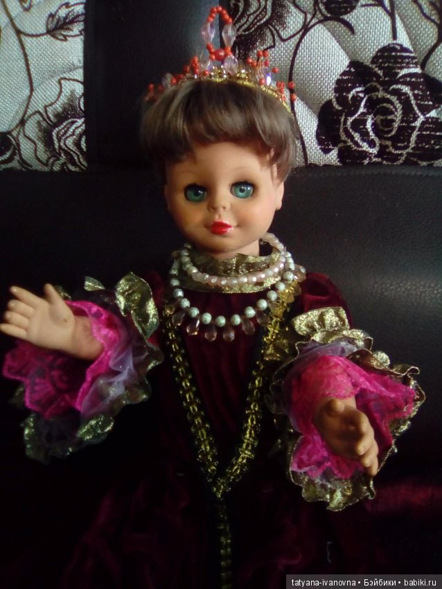 Куклы ГДР. Стилизация царских платьев (фото 8)