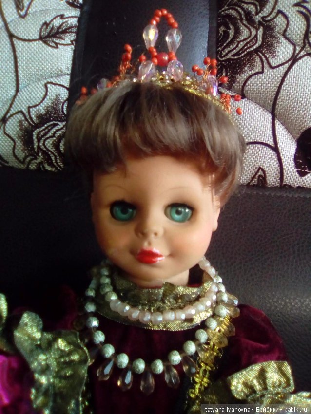 Куклы ГДР. Стилизация царских платьев (фото 9)