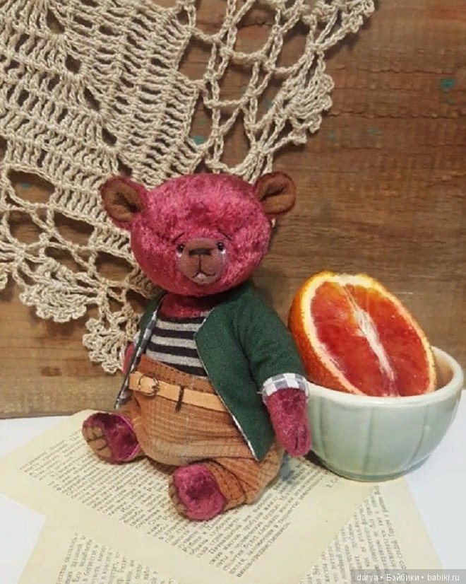 Выкройка мишки в штанишках, автор Татьяна Лысенко