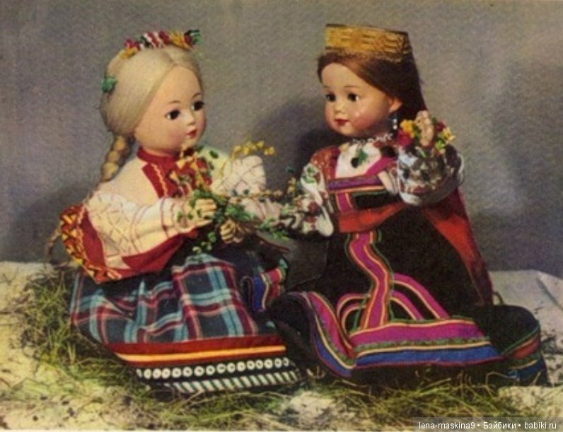 Открытки, прошлых лет.. Куклы и игрушки