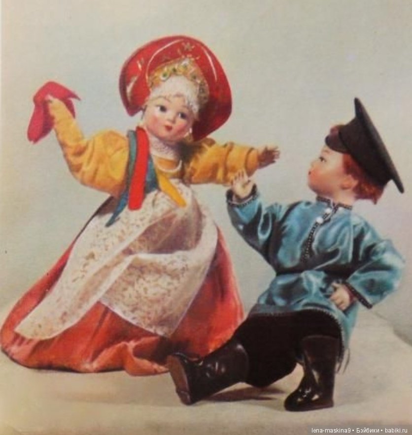 Открытки, прошлых лет.. Куклы и игрушки