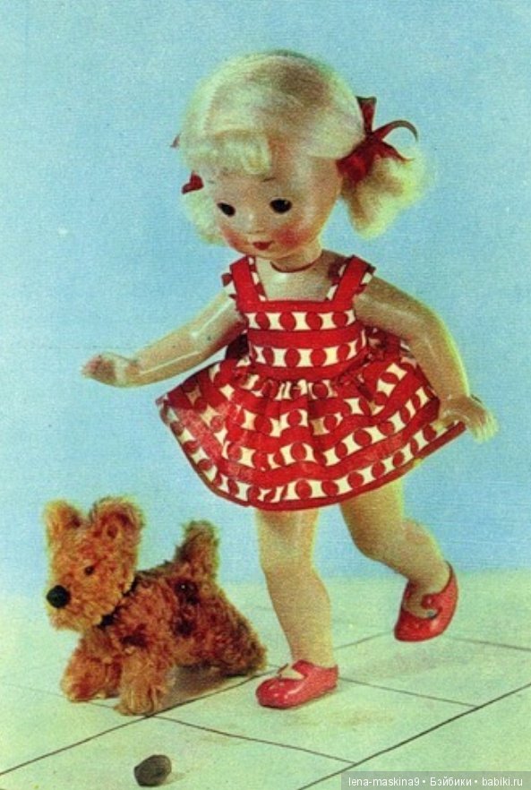 Открытки, прошлых лет.. Куклы и игрушки