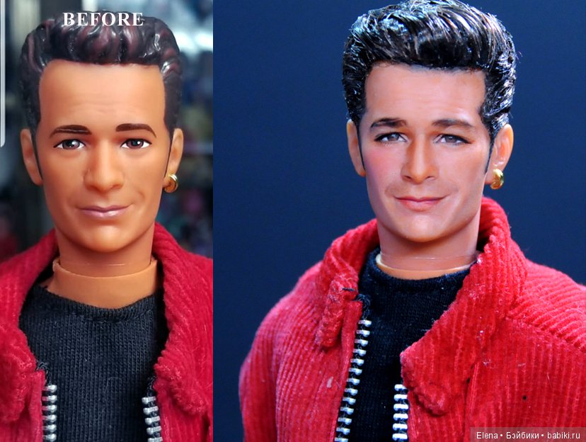 Luke Perry, мэйк куклы сделан Noel Cruz